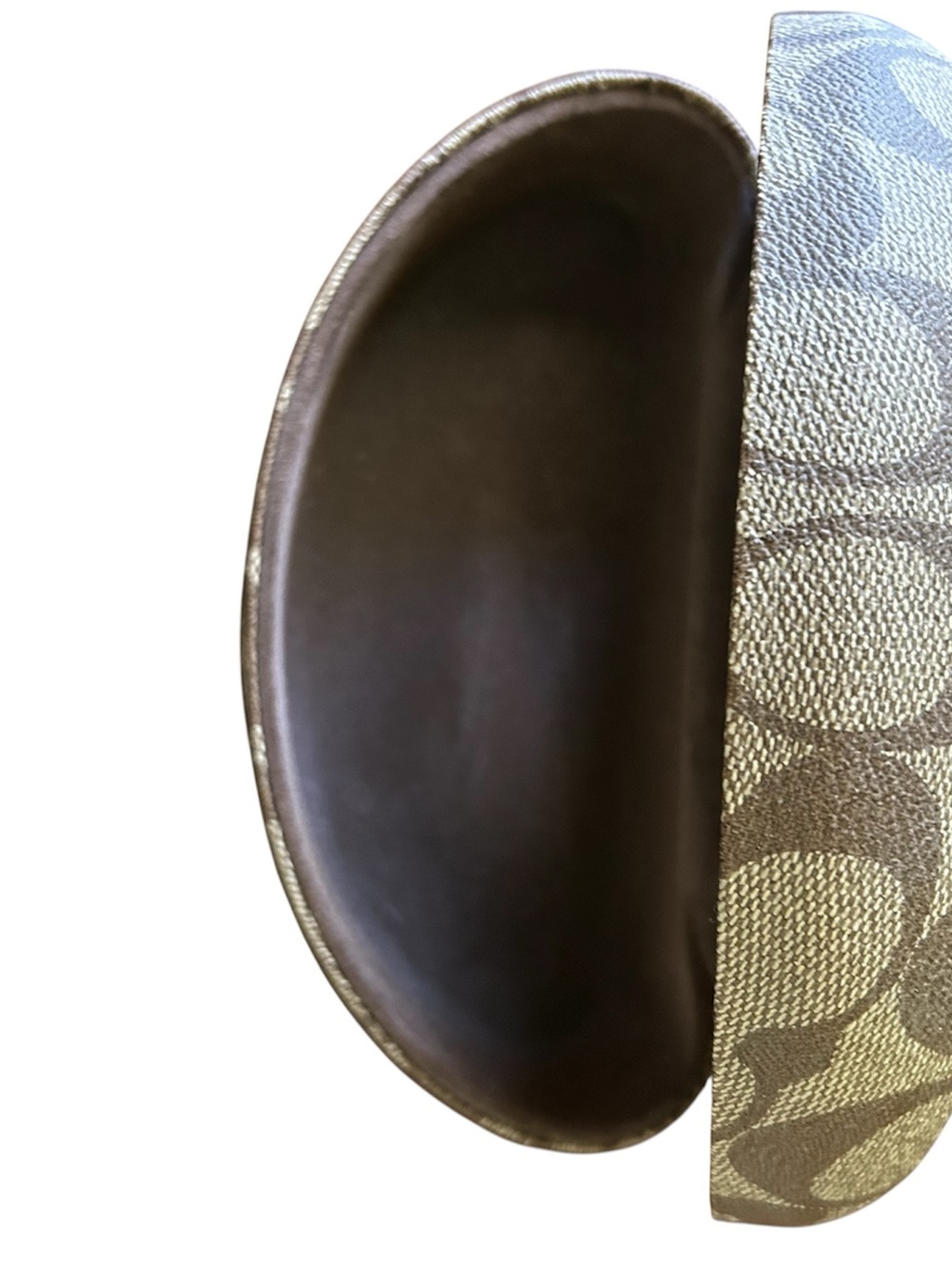 Coach Signature Canvas Glasses Case - Picture 3 of 5